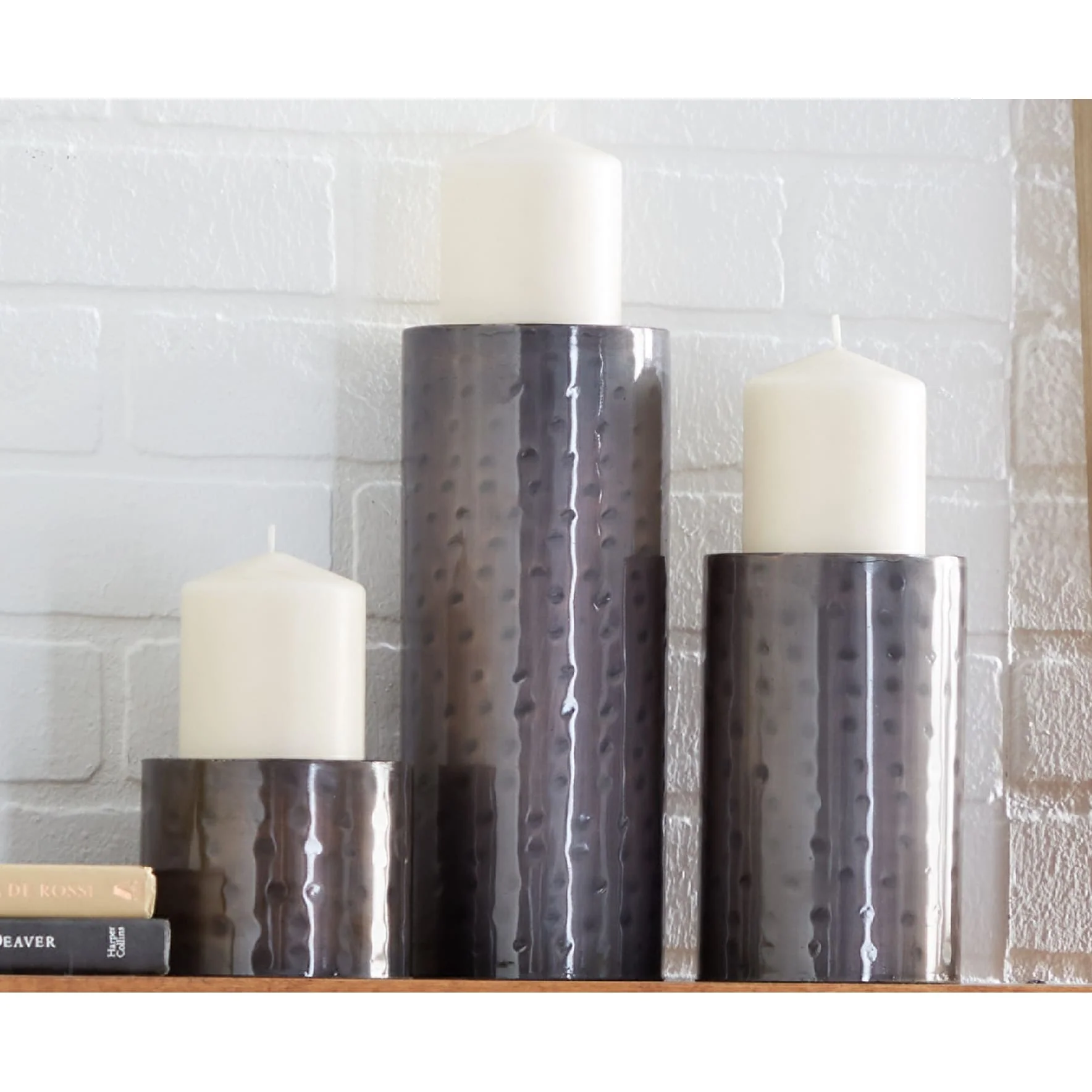 Iron Industrial Candle Holder (Set of 3) - S/3 11