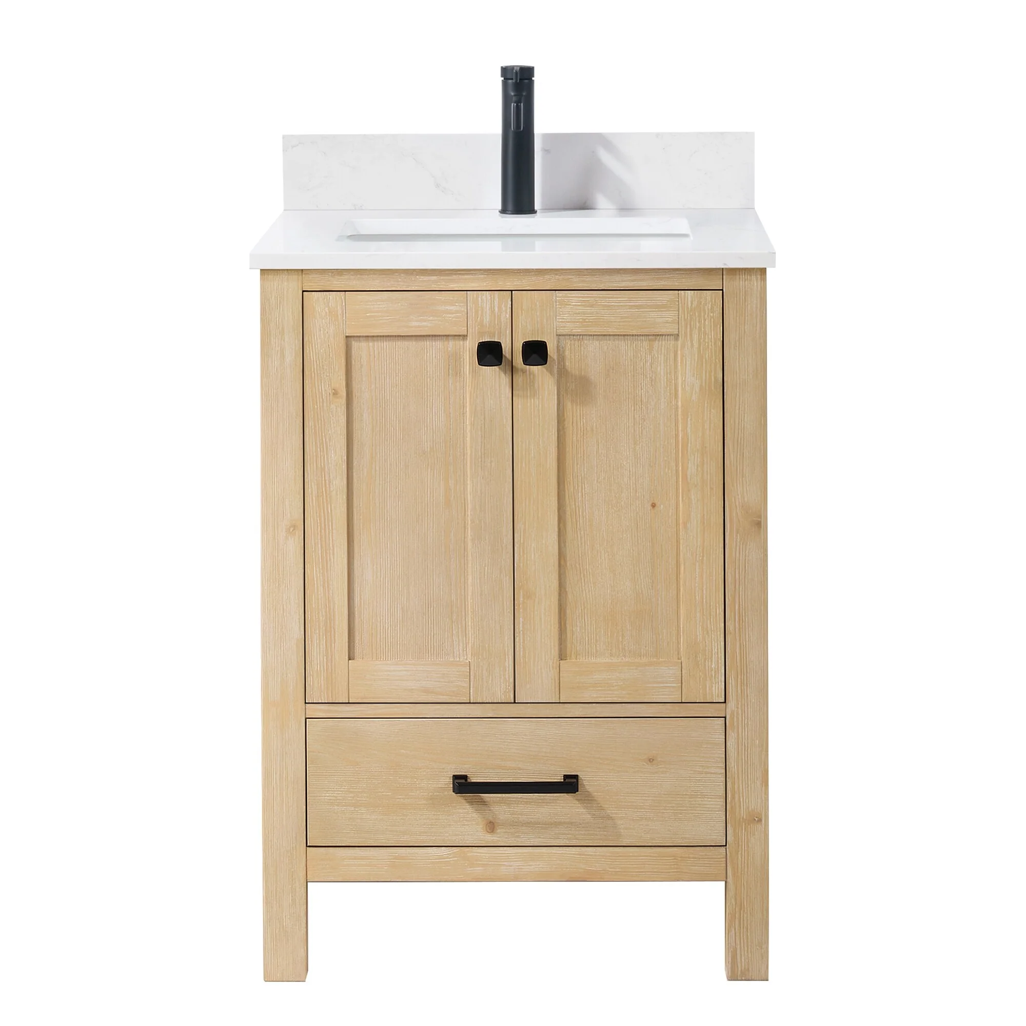 Shannon Bath Vanity with Composite Stone Countertop without Mirror