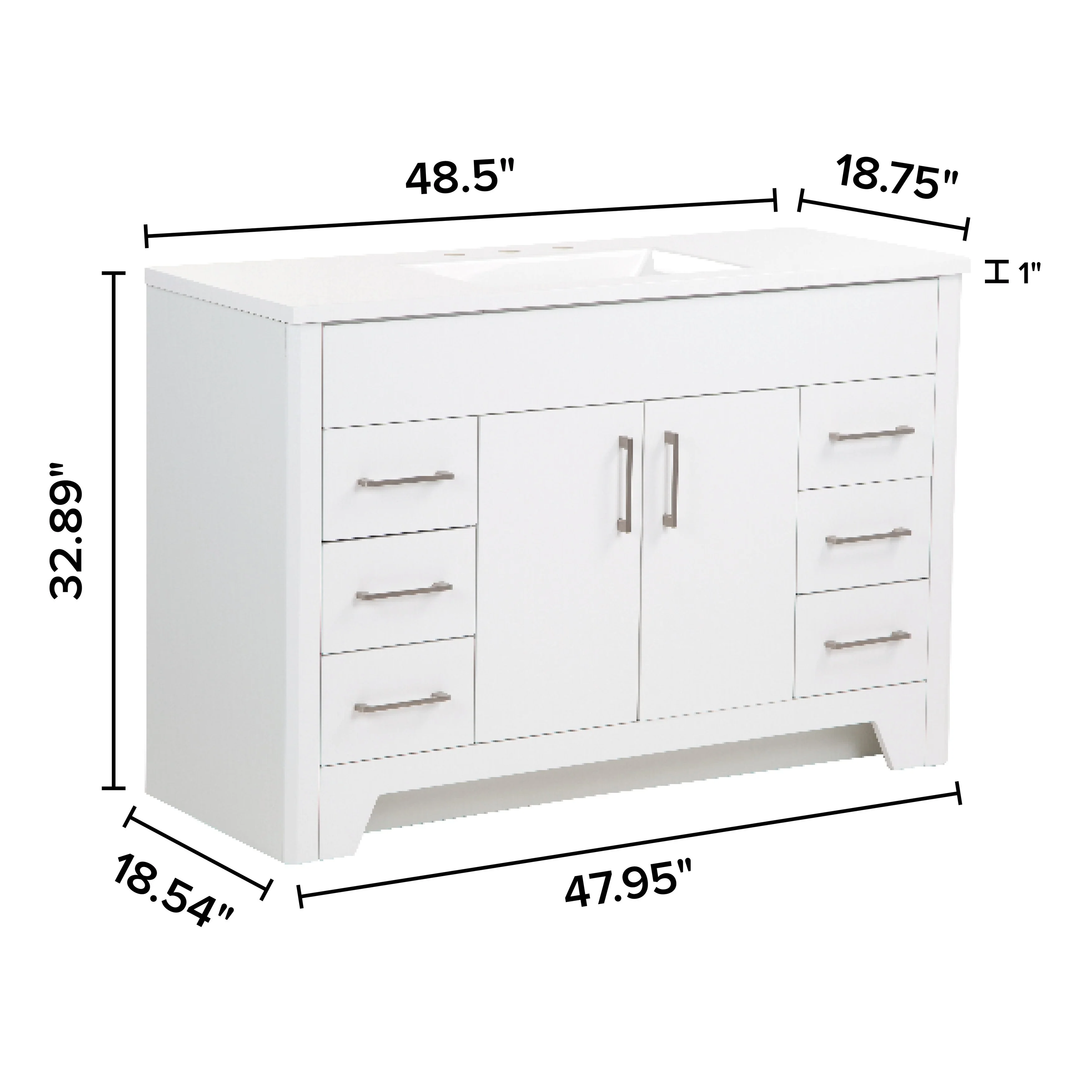 Spring Mill Cabinets Salil 48.5