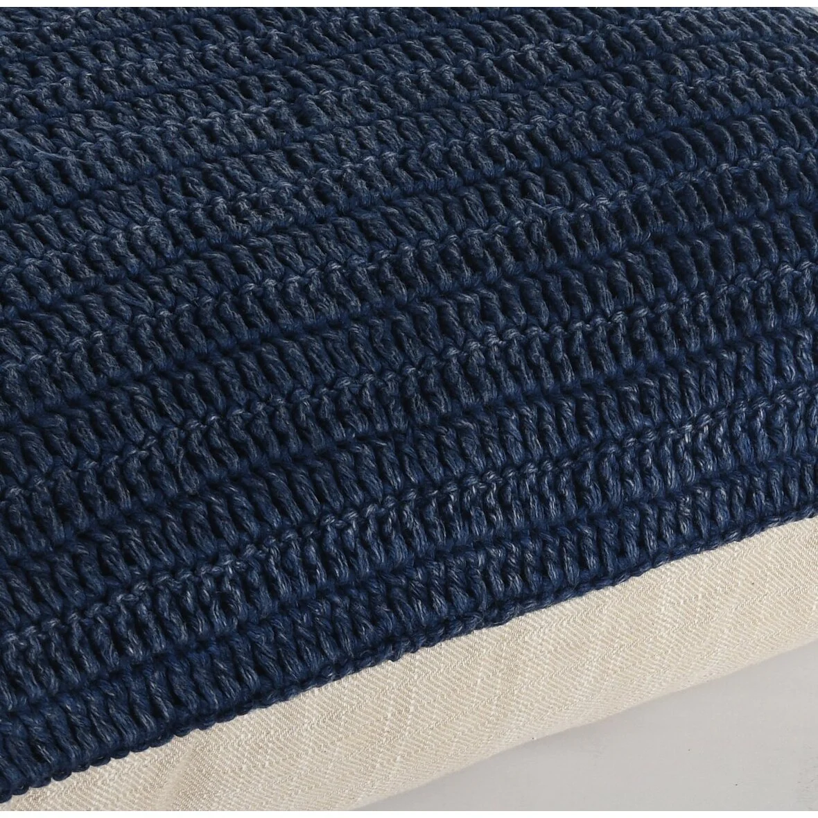Kosas Home Marcie Knitted 22-inch Throw Pillow