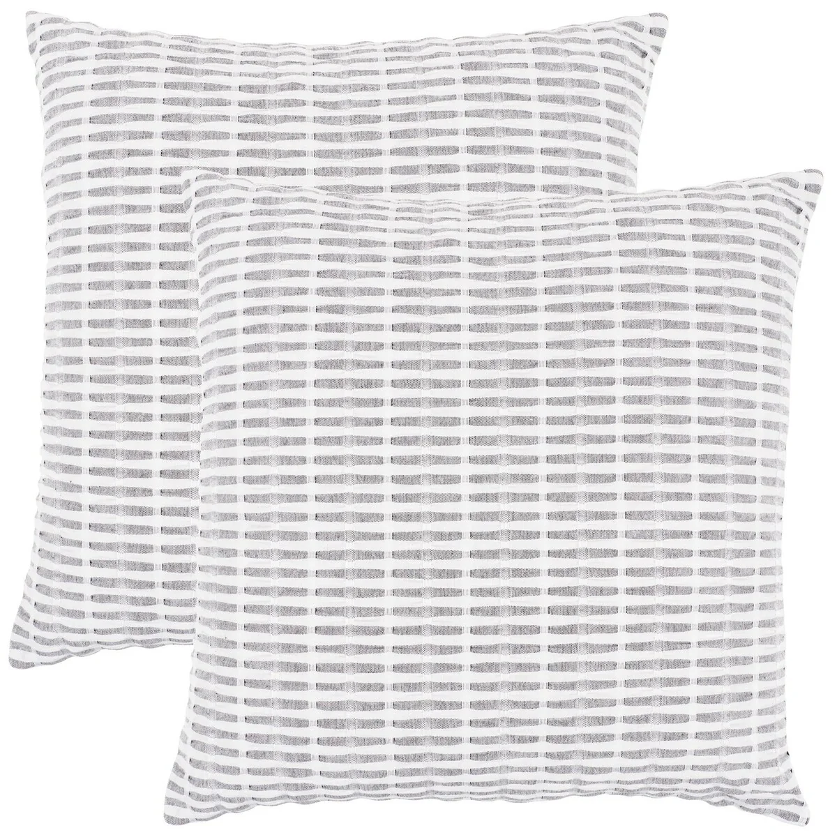 KAF Home Set of 2 Square Pleated Please Pillow Cover