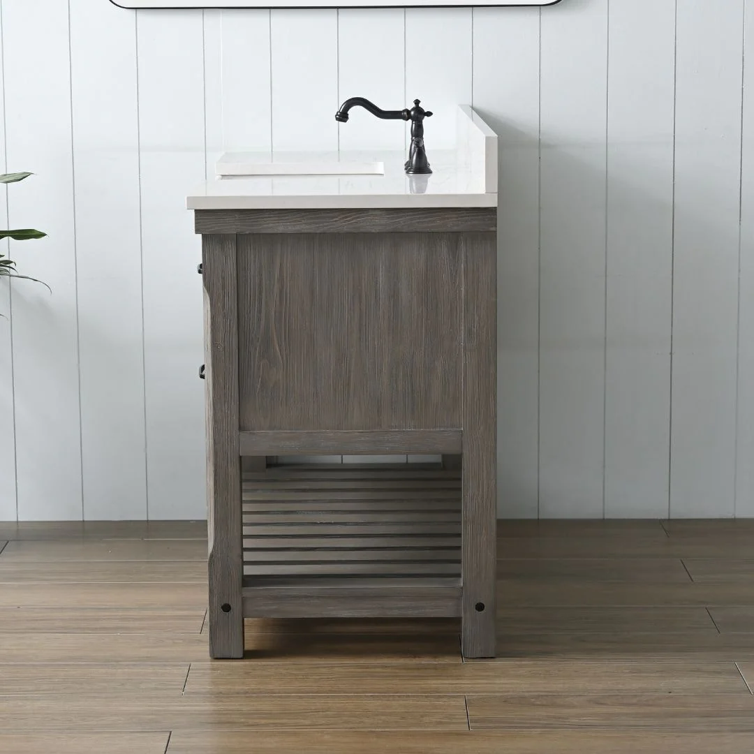 Sudio Design Bathroom Vanity Wesley Weathered Collection.