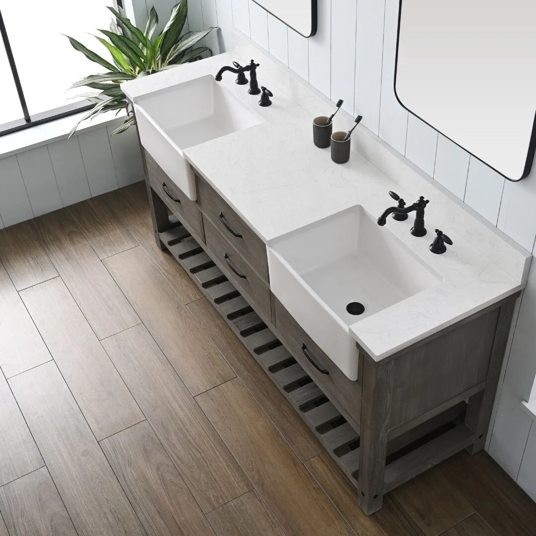 Sudio Design Bathroom Vanity Wesley Weathered Collection.