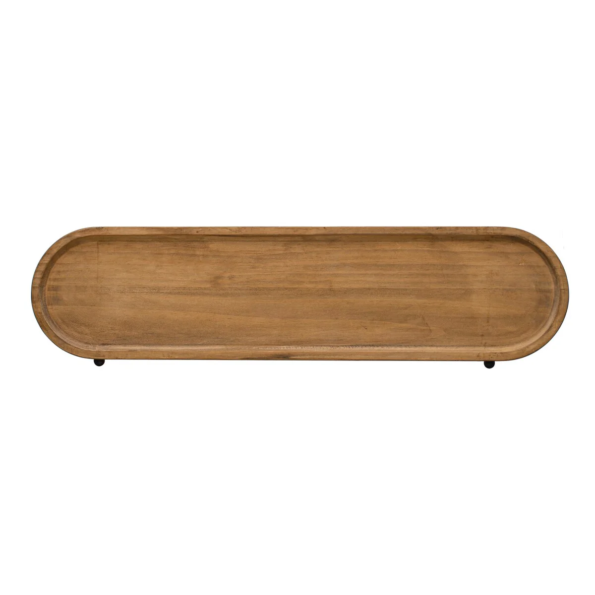 Wood and Metal Wall Shelf - 28.0