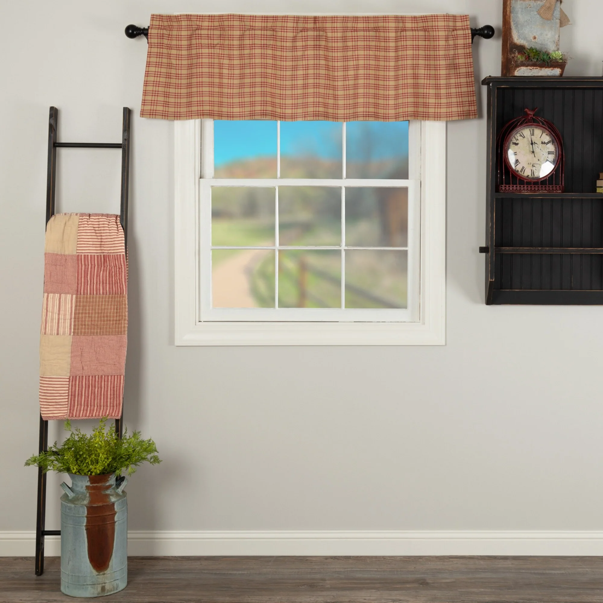 Sawyer Mill Plaid Valance