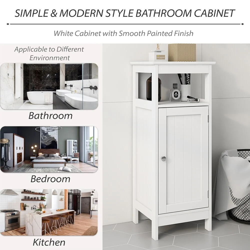 Freestanding Bathroom Floor Cabinet, Storage Cabinet
