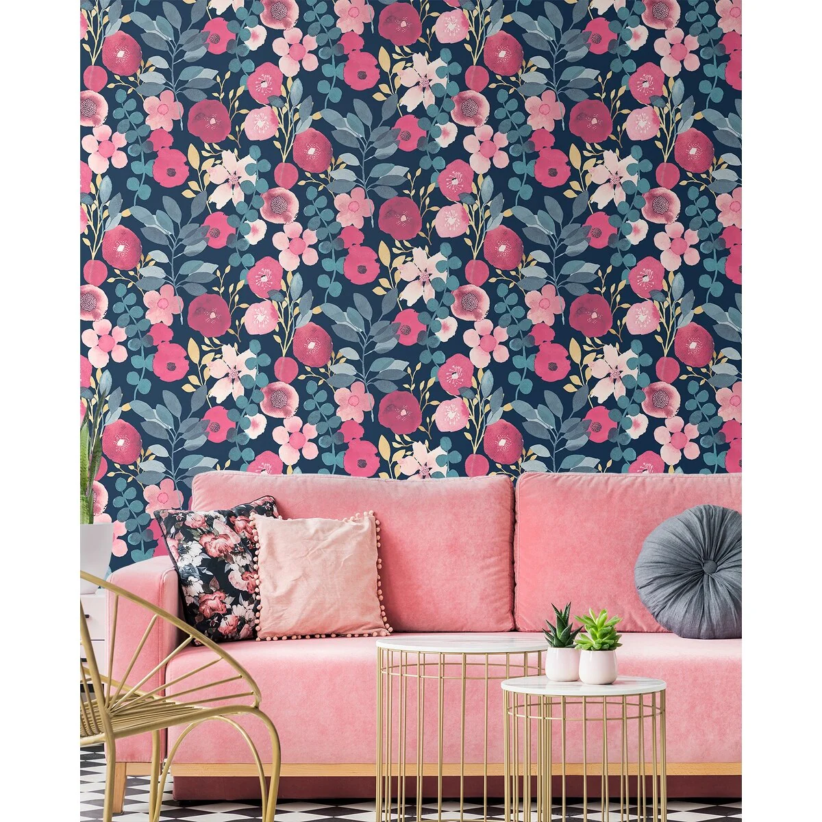 NextWall Garden Dance Peel and Stick Wallpaper