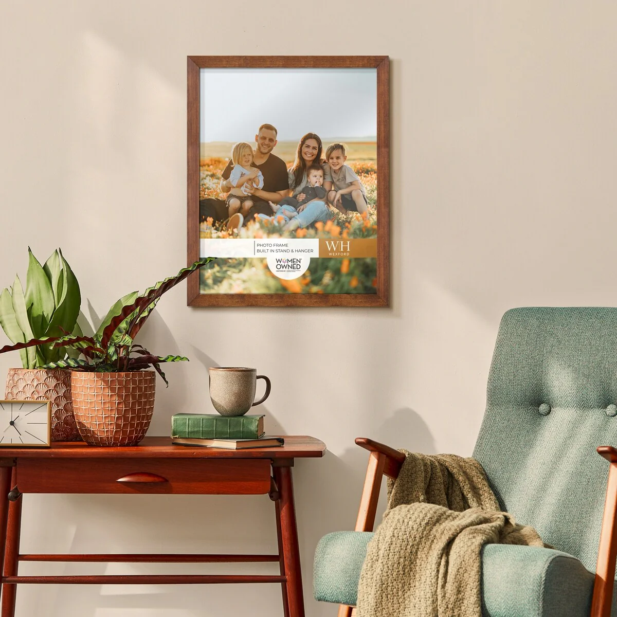 Traditional Walnut Tone Picture Frame