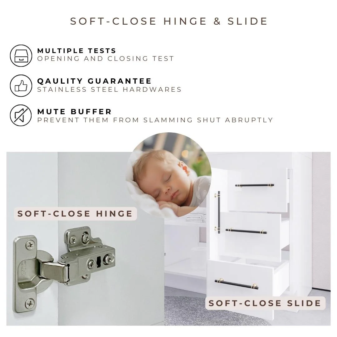 Eliza 24'' Freestanding Vanity with Single Sink