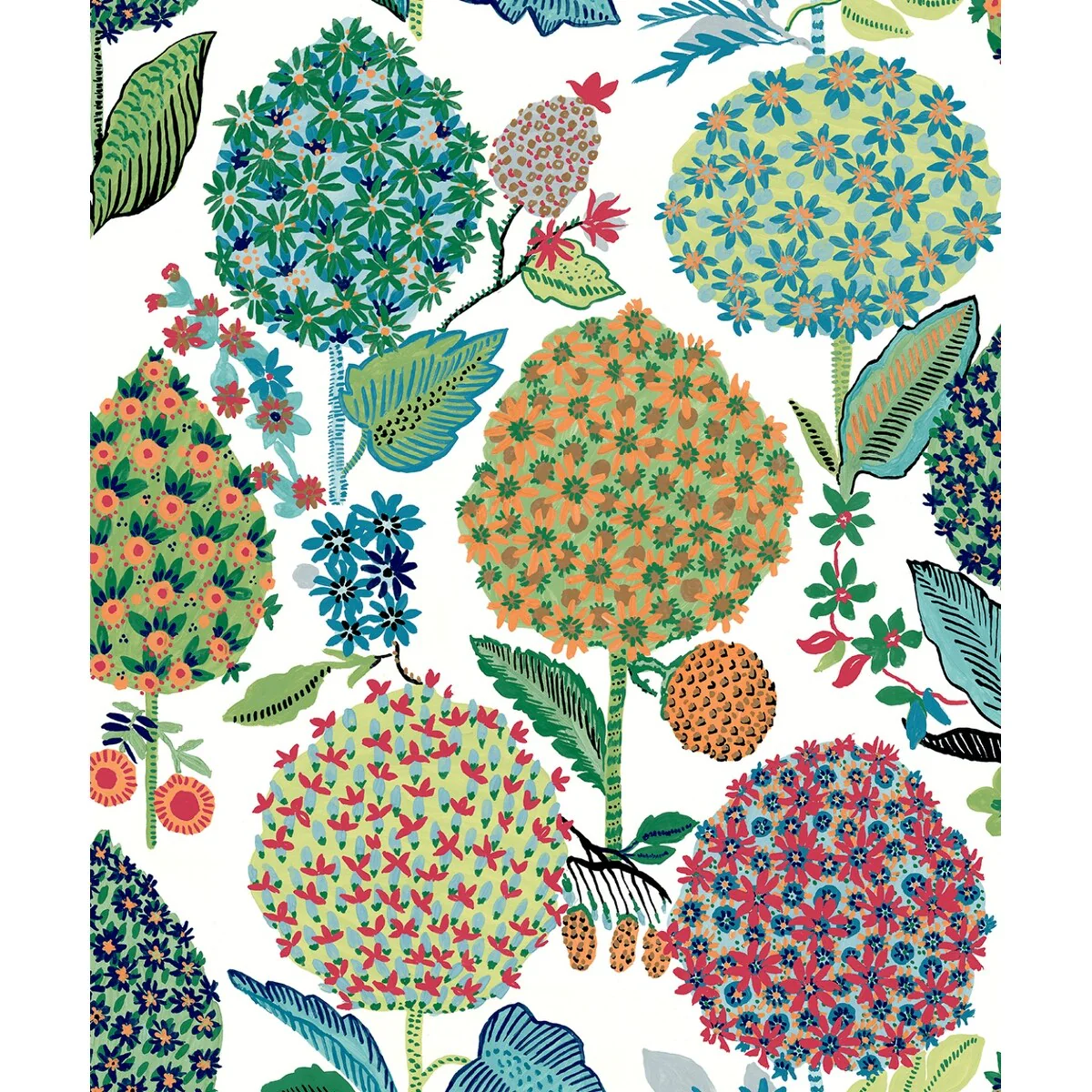NextWall Blooming Bulbs Peel and Stick Wallpaper