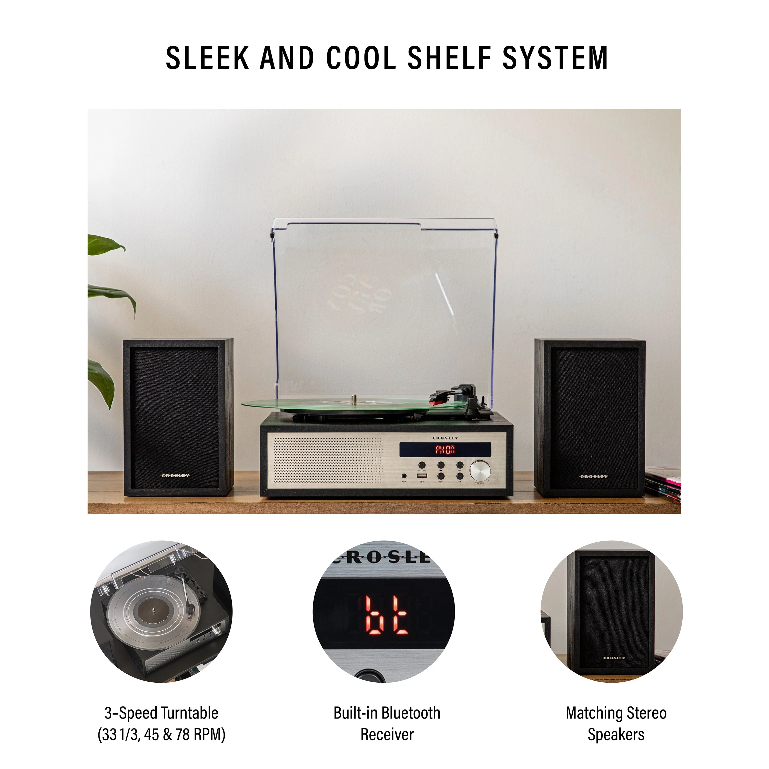 Crosley Radio Sloane Shelf System