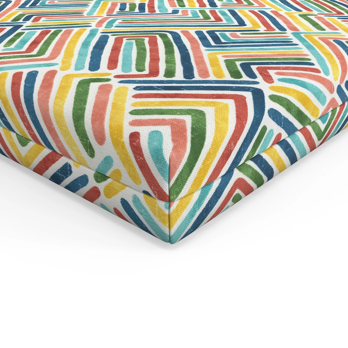 Pillow Perfect Outdoor/Indoor 100% T-Spun Polyester Chaise Lounge Cushion, Weather Resistant, Fade Resistant