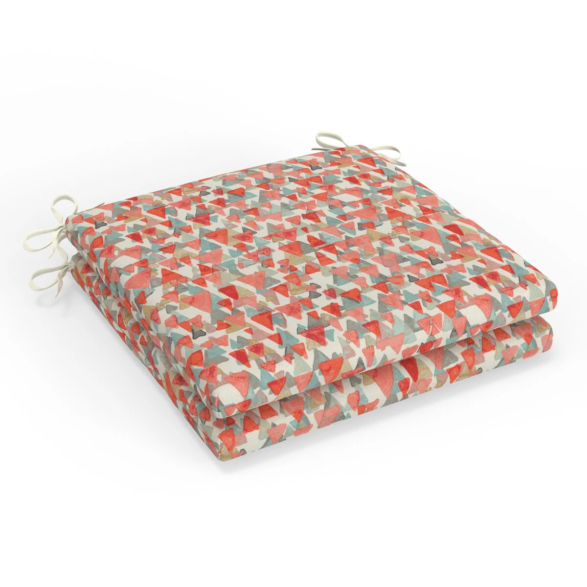 Pillow Perfect Outdoor/Indoor 100% T-Spun Polyester Seat Cushion, Weather Resistant, Fade Resistant