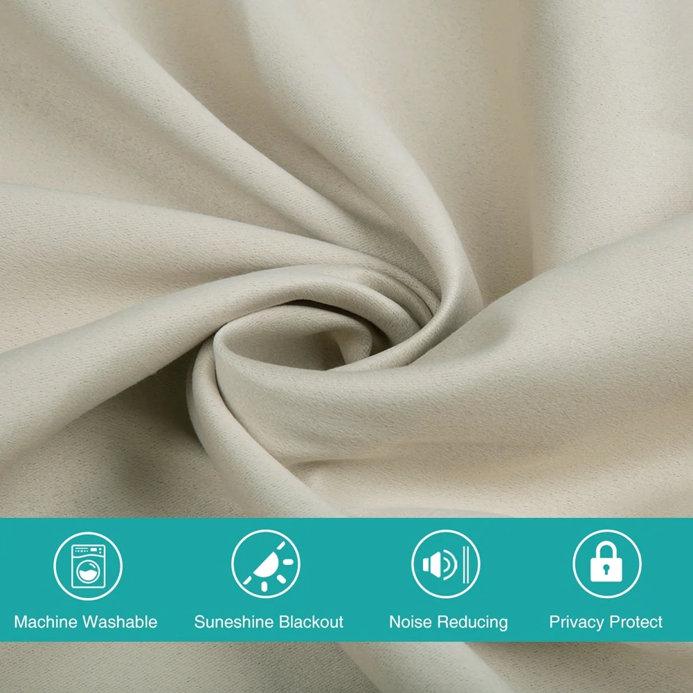 Pro Space Grommet Top Insulated Thermal Blackout Window Curtain Solid Room Drape (1 Panel)