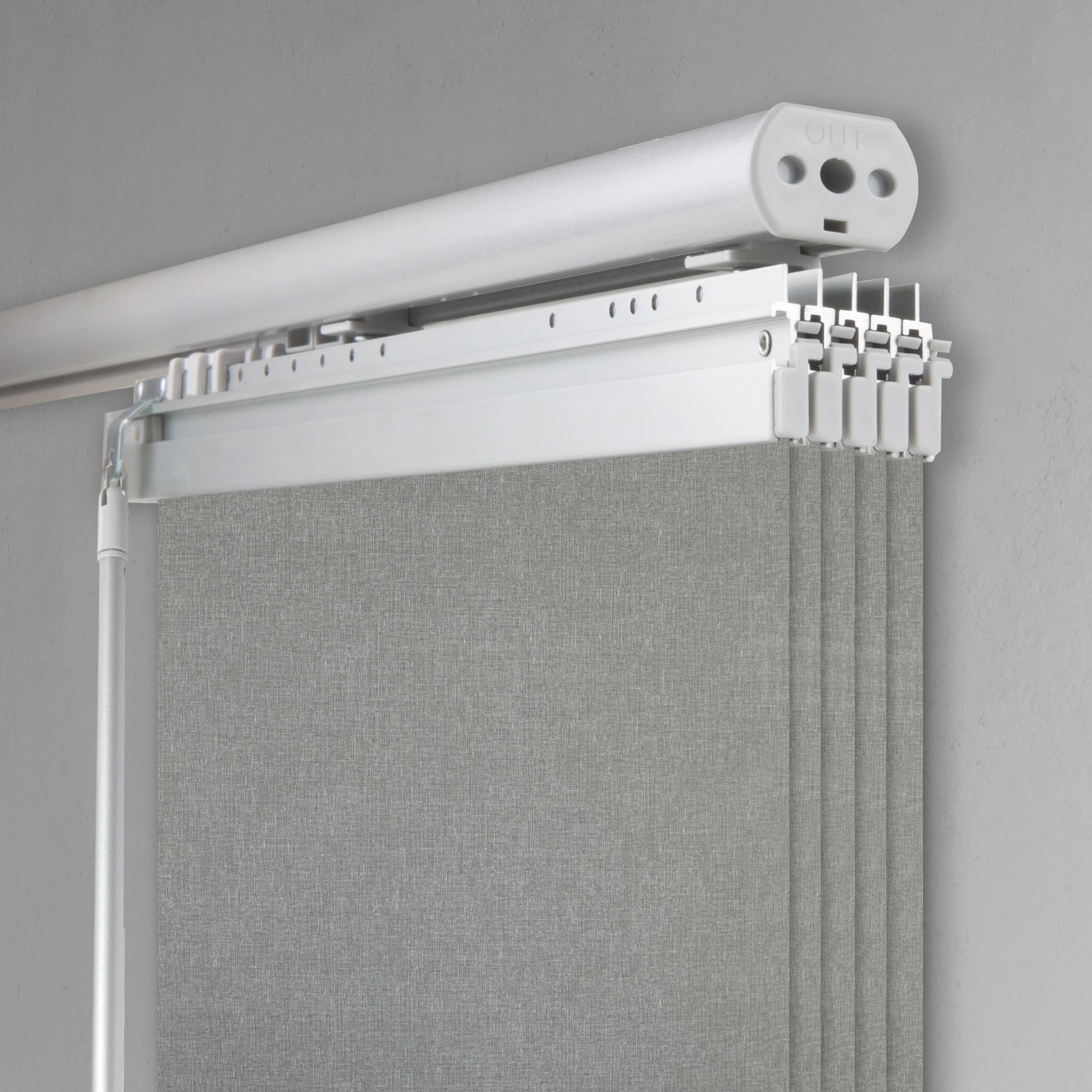 InStyleDesign Lucinda 5-Panel Single Rail Panel Track Extendable 58