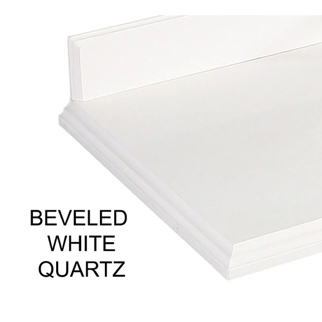 Willow Collection 84 in W x 22 in D x 36 in H Boston Double Bowl Sink Bathroom Vanity with Countertop