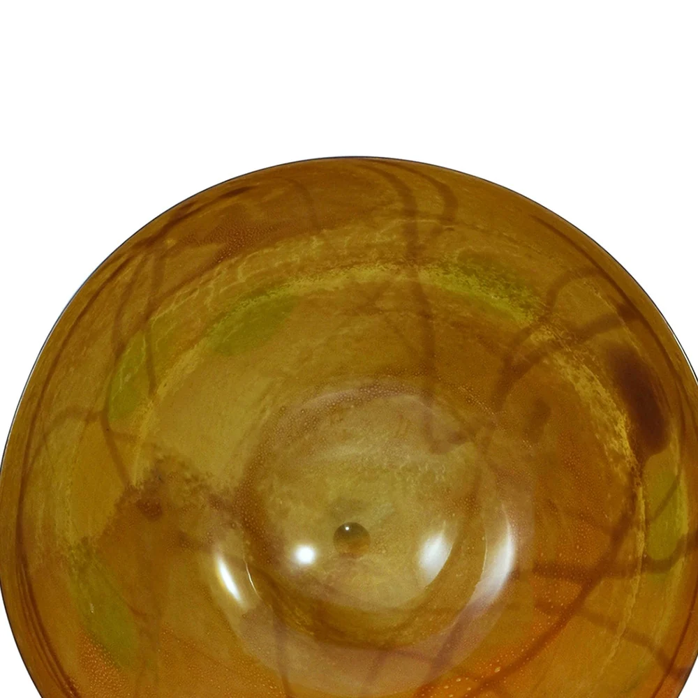 San Luis Hand Blown Art Glass Charger with Stand