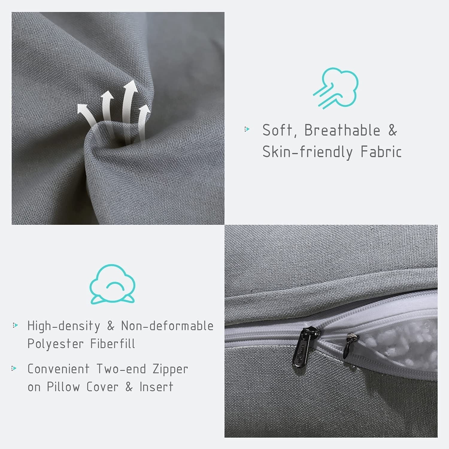 WOWMAX Bed Rest Wedge Reading Pillow Sofa Daybed Triangle Cushion 24