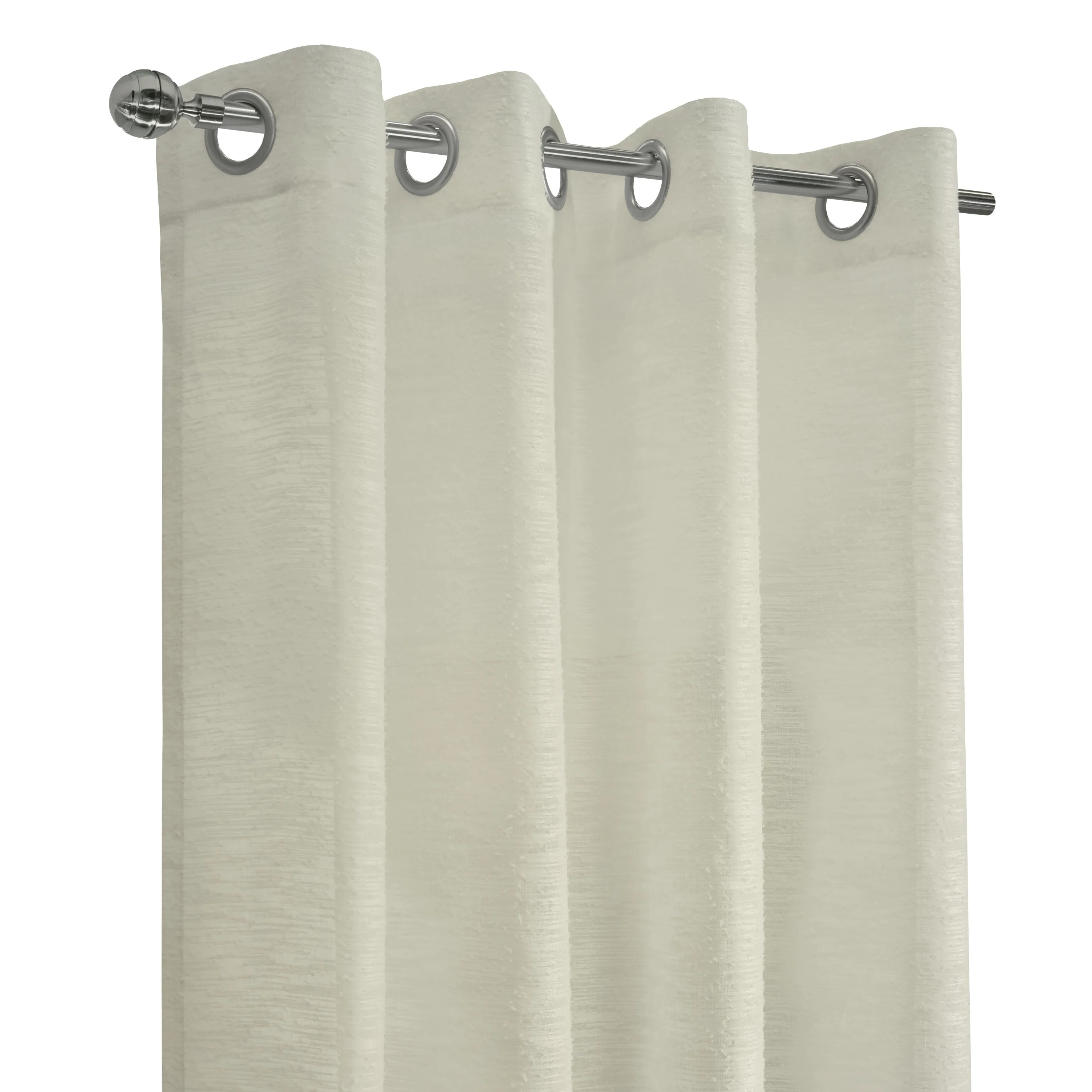 Boucle Sheer Grommet Curtain Panel