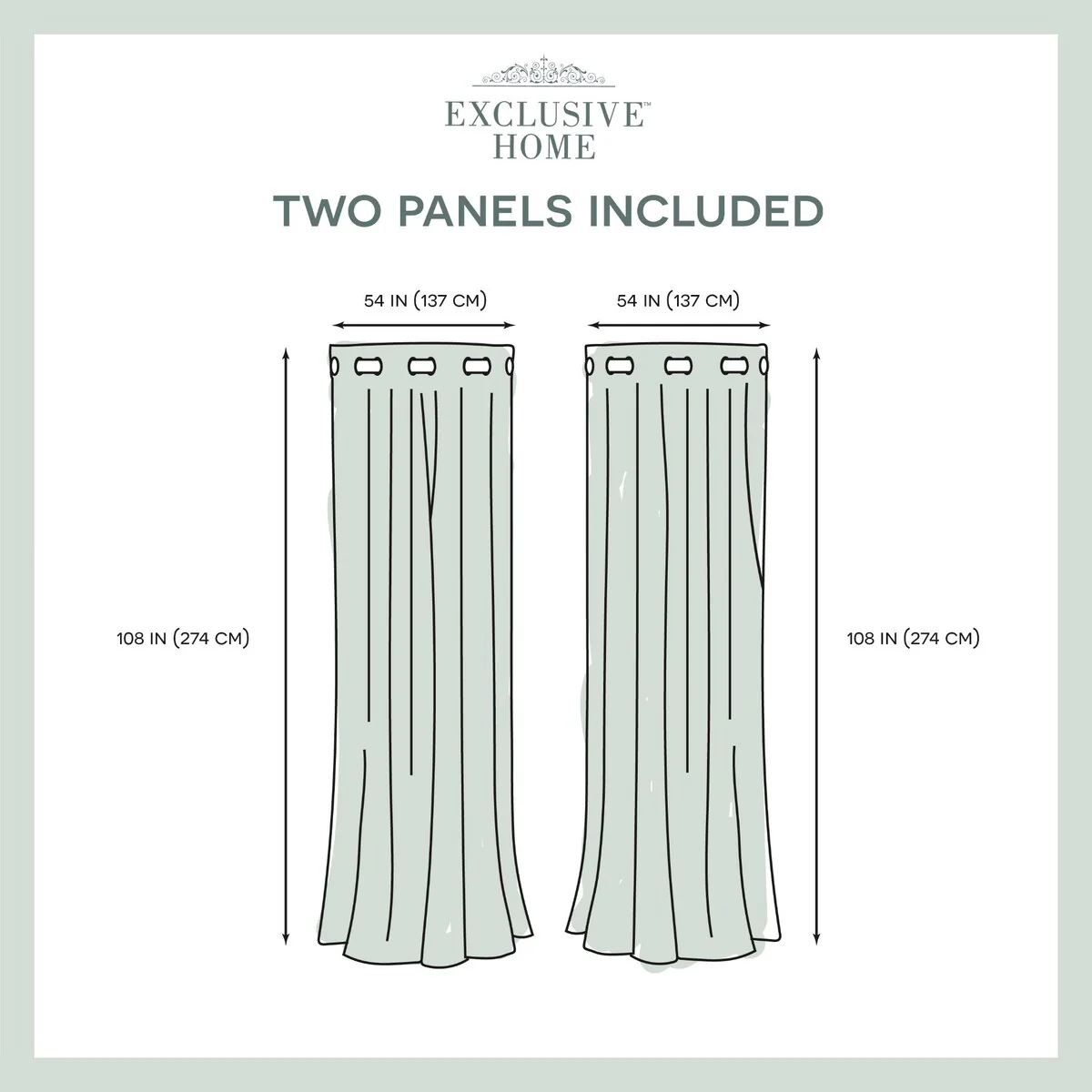 Copper Grove Chirpan Striped Sheer Grommet Top Curtain Panel Pair