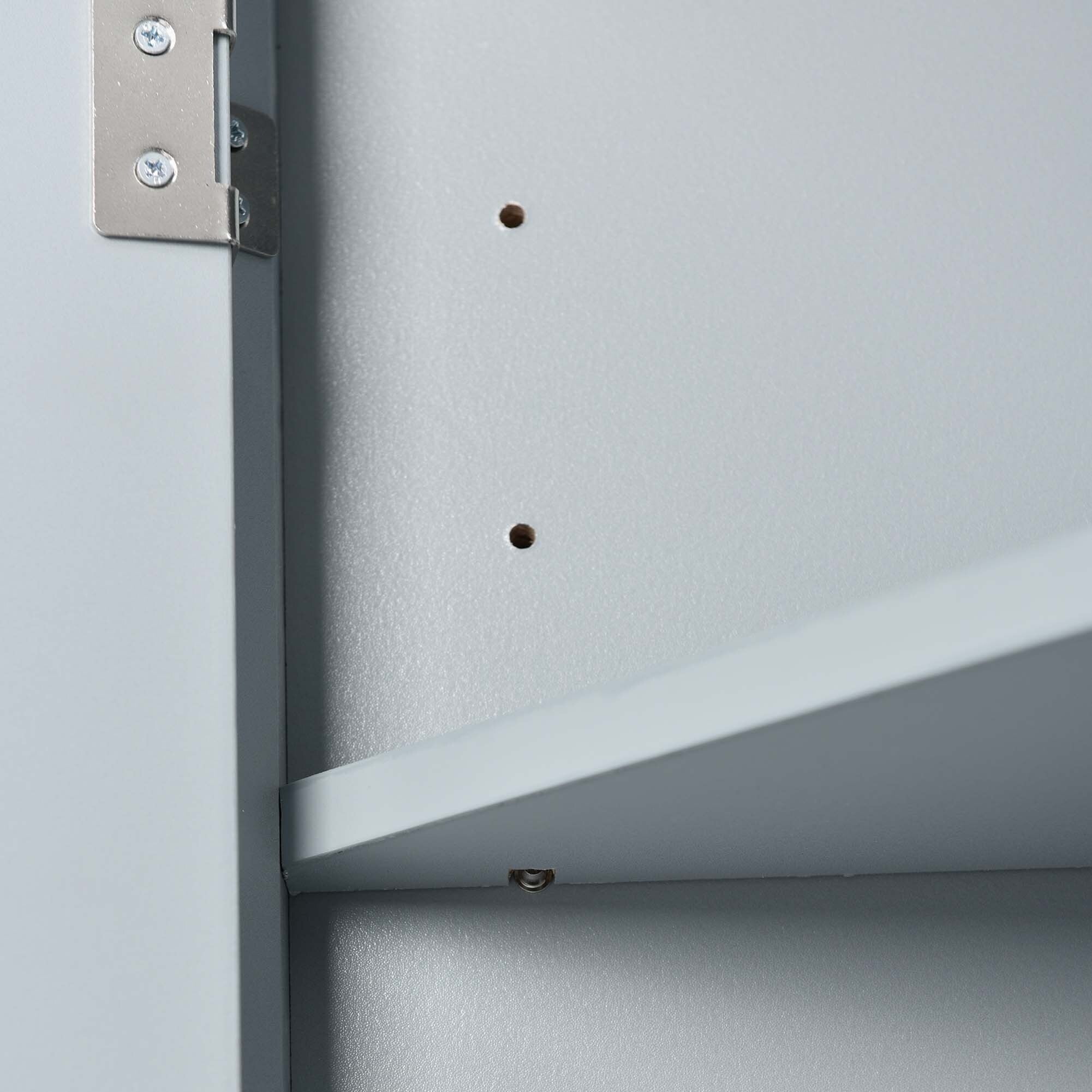 Triangle Bathroom Storage Cabinet with Adjustable Shelves