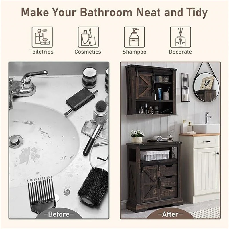 Bathroom Floor Cabinet - 12