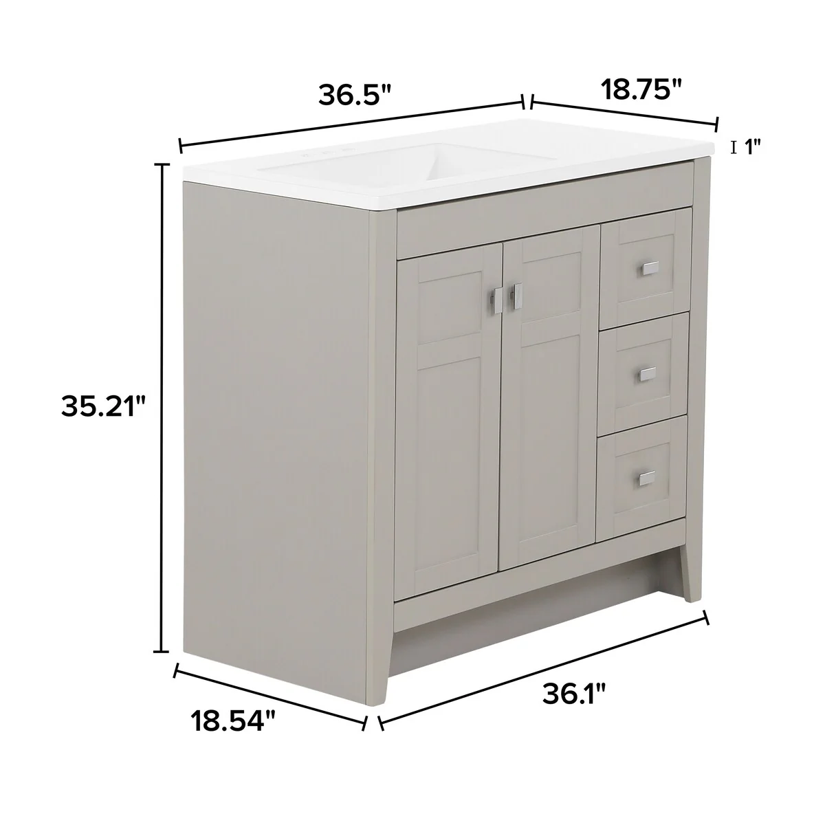 Spring Mill Cabinets Lonsdale 36.5