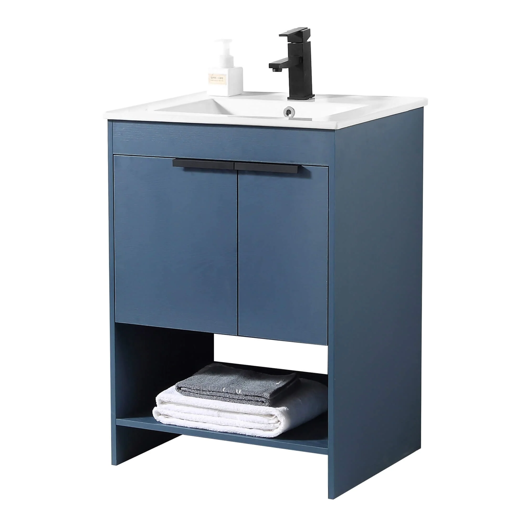 Fine Fixtures Phoenix Bathroom Vanity with Sink - Full Assembly Required