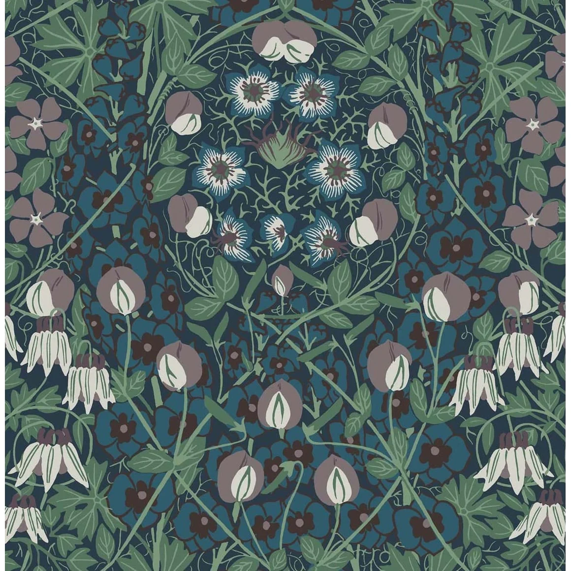 NextWall Tulip Garden Peel and Stick Wallpaper