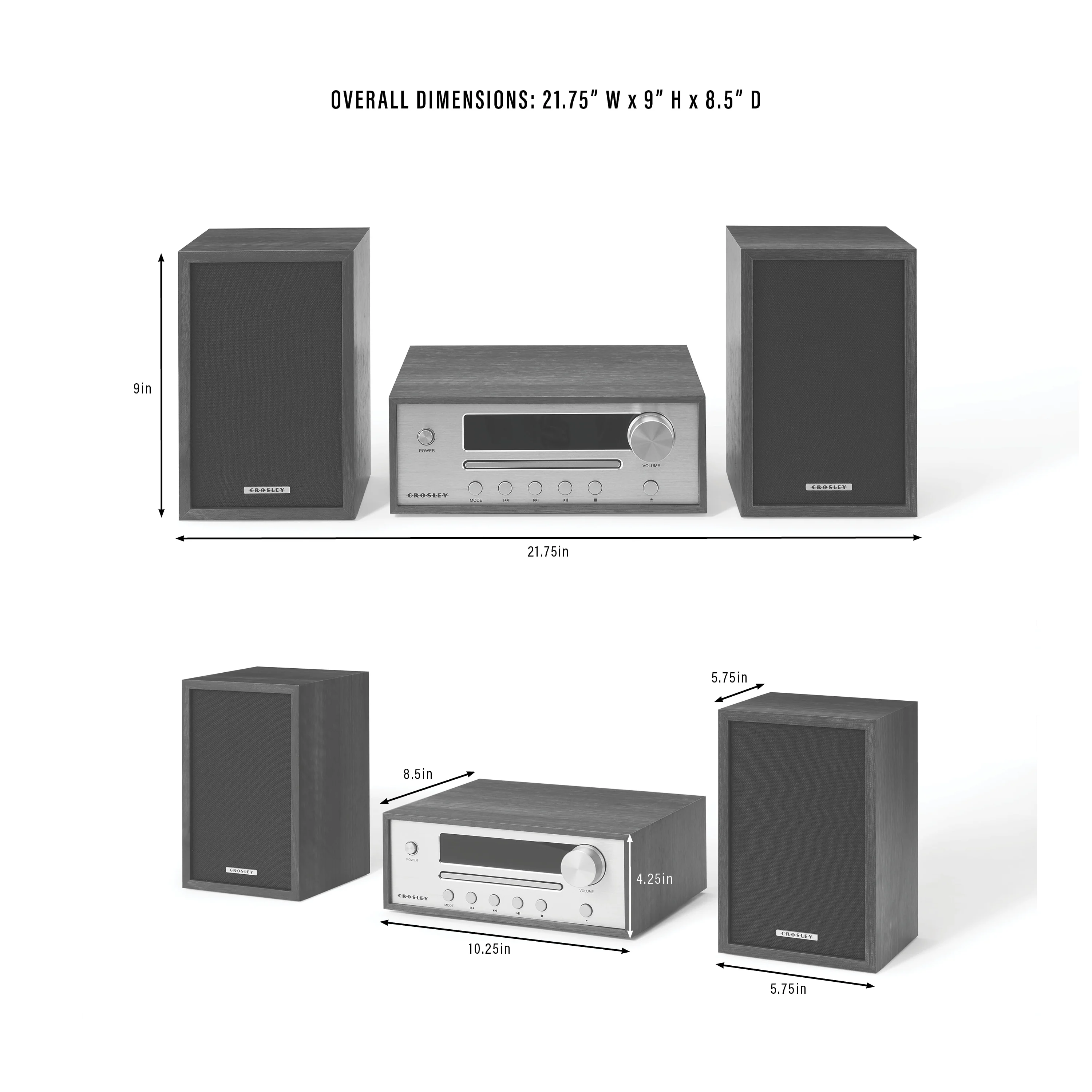 Crosley Parker Radio Cd Player