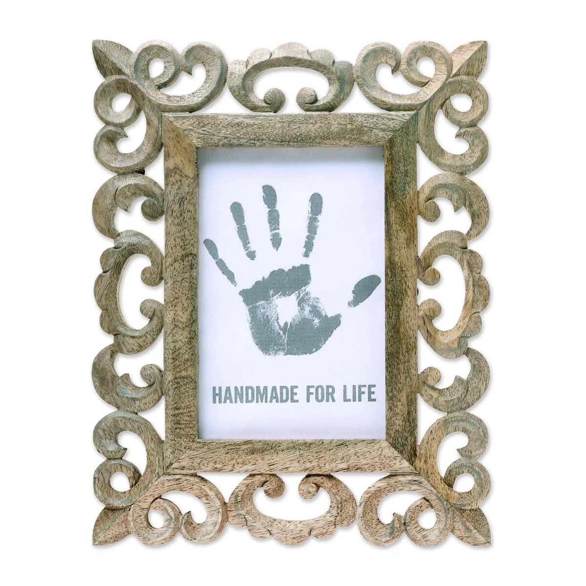 Novica Handmade Lacy Symmetry Wood Photo Frame (4X6)