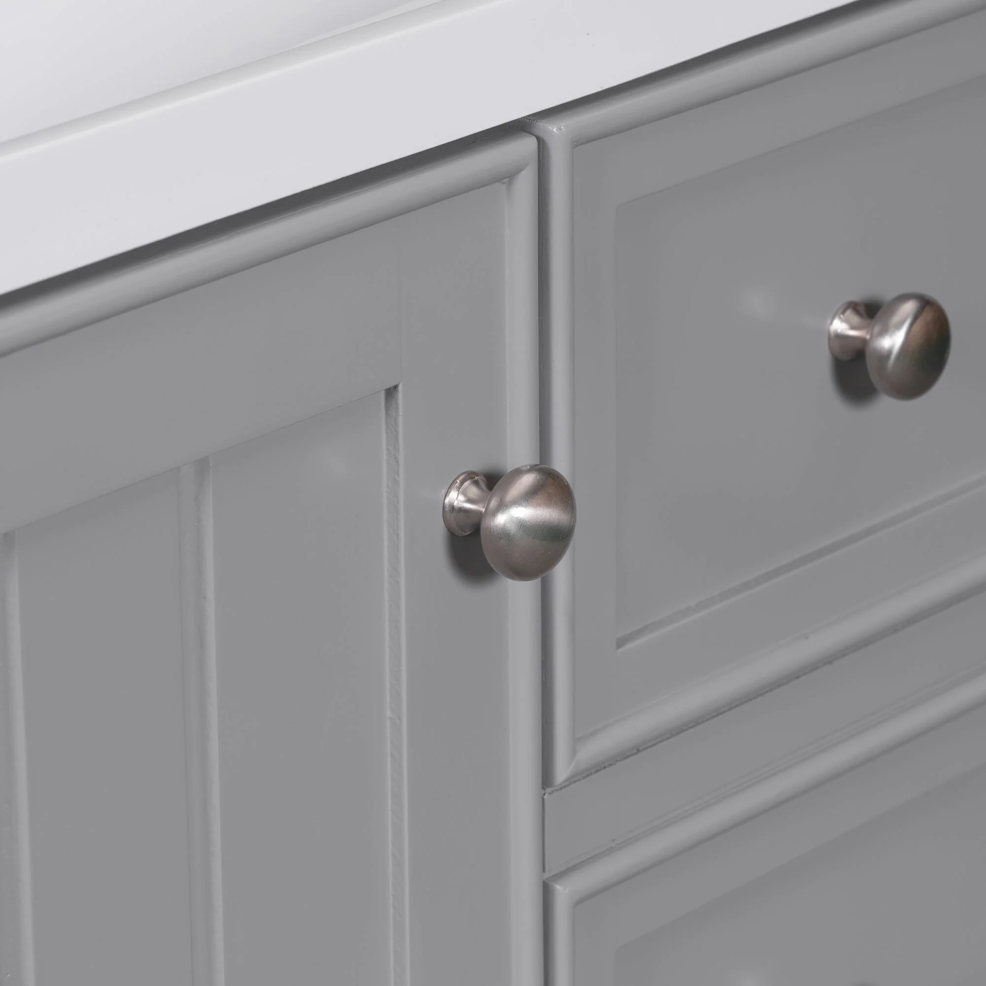 36 Inch Freestanding Bathroom Vanity Set with Drawers and Ceramic Sink