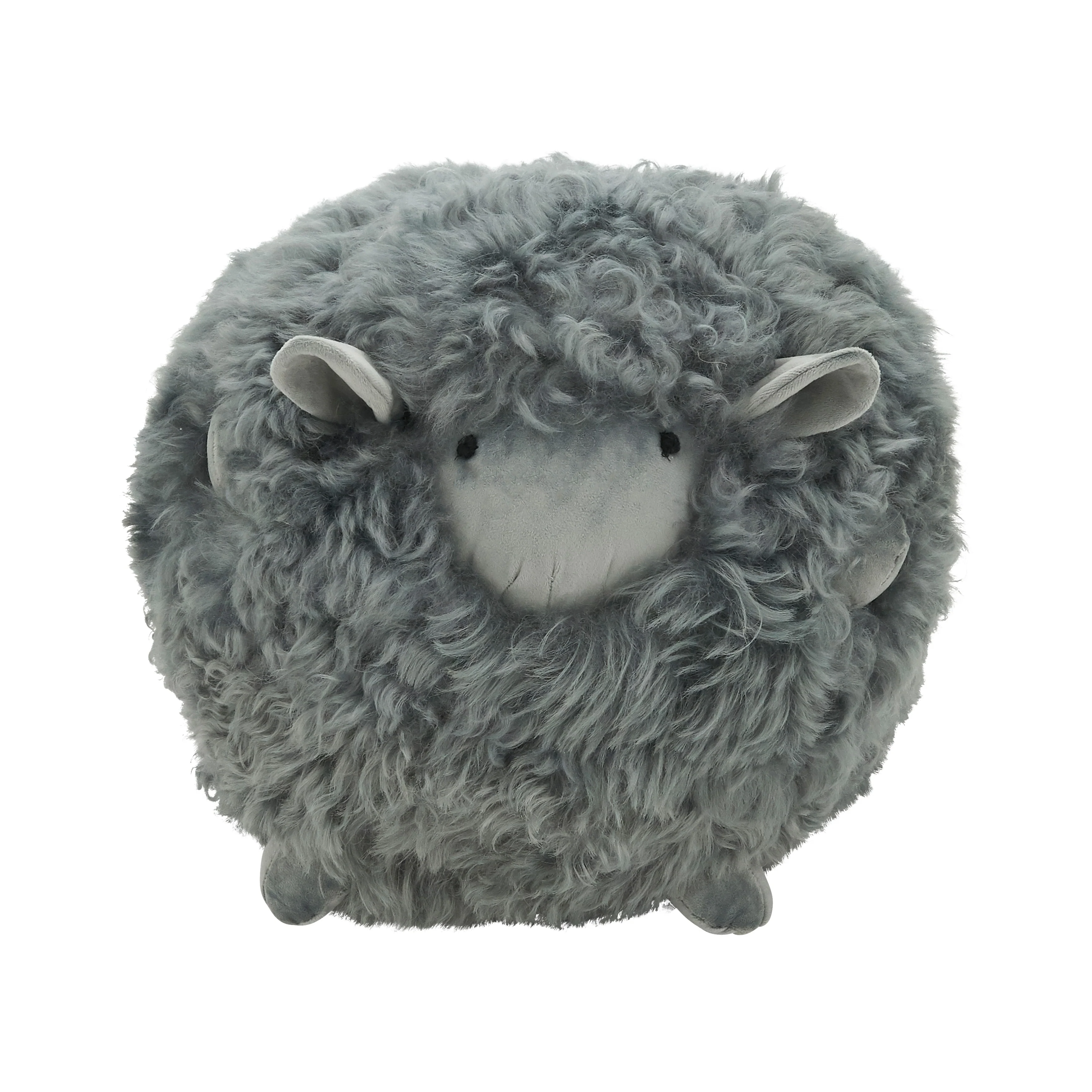 Wooly Wonder Baby Lamb Poly Filled Throw Pillow