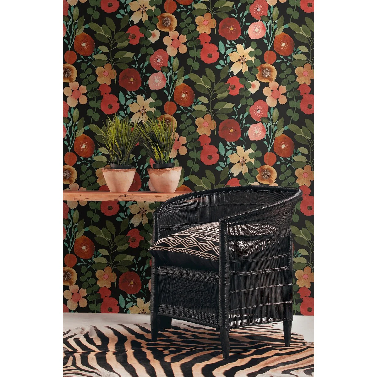NextWall Garden Dance Peel and Stick Wallpaper