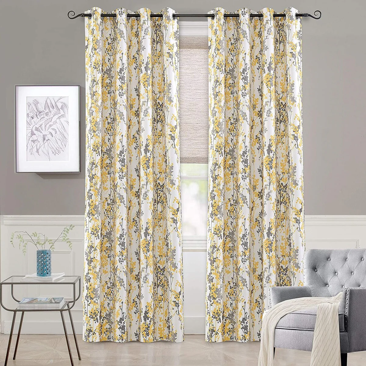 DriftAway Leah Darkening Grommet Window Curtain Panel