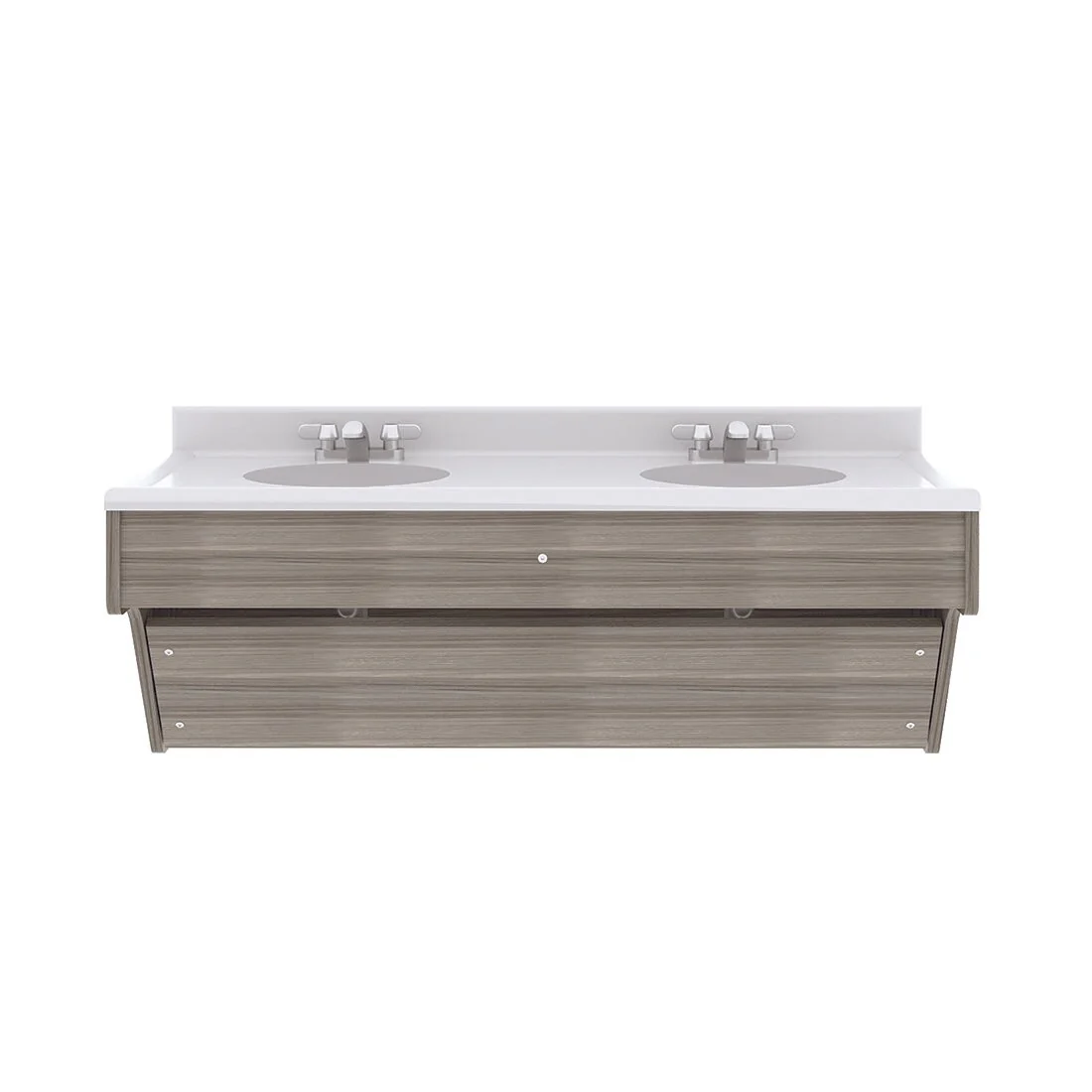 Tot Mate Double Laminate Wall Vanity - 49