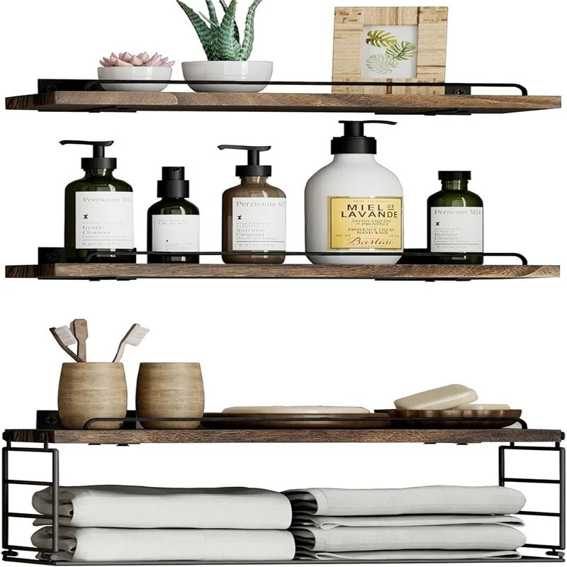 Floating Bathroom Shelves Over Toilet - 5.9