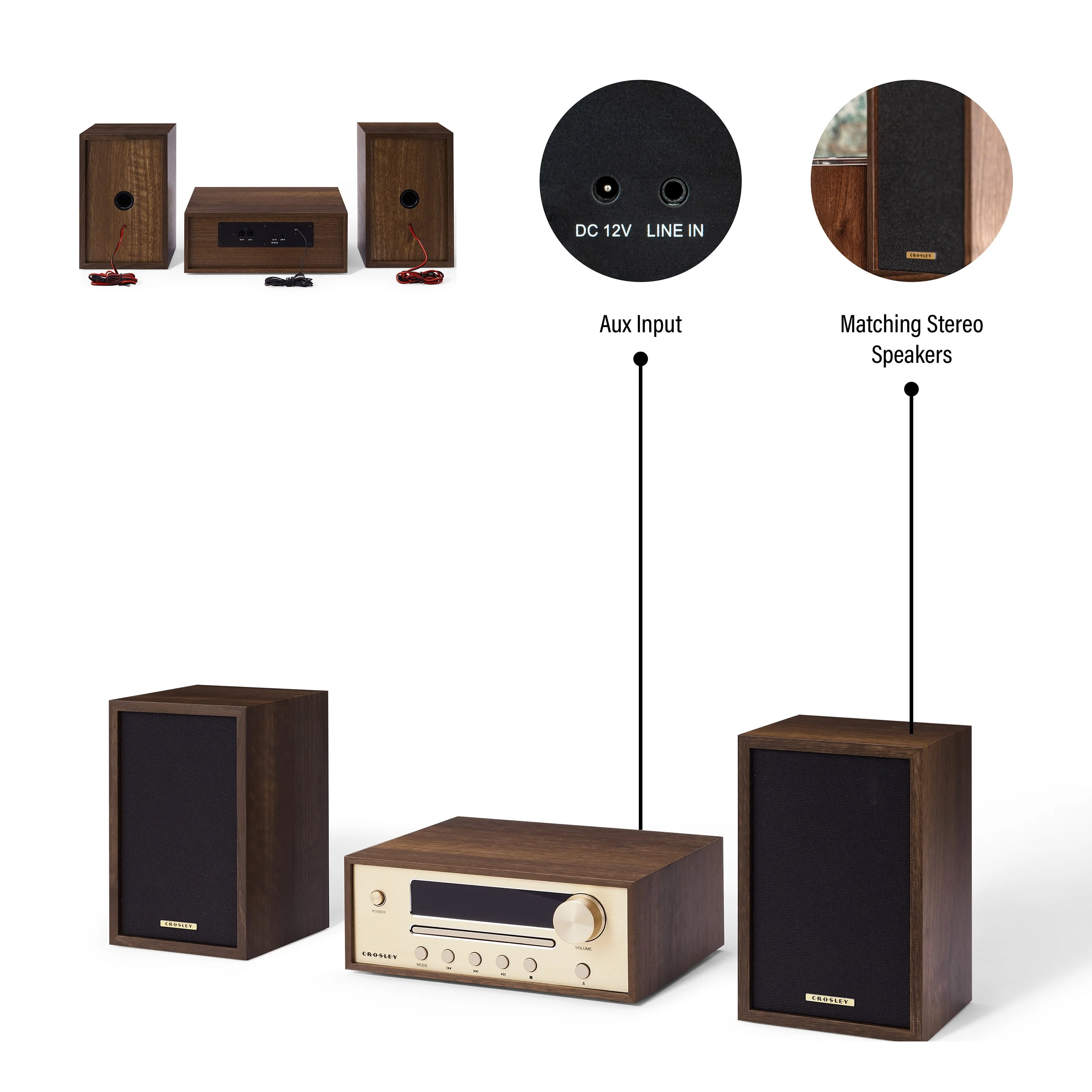 Crosley Parker Radio Cd Player