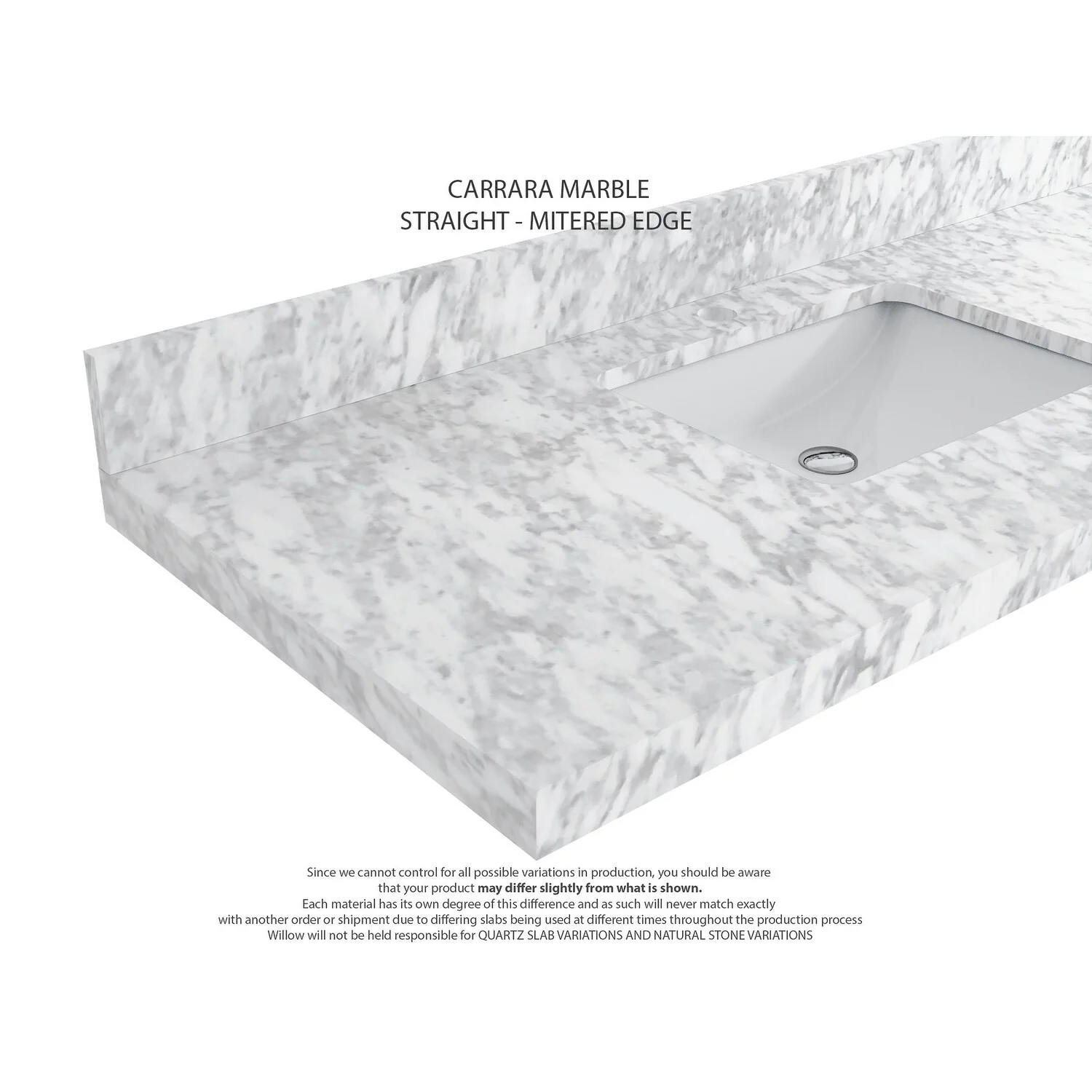 Willow Collections 60 in. W x 22 in D. Sonoma Free Standing Reeded Double Sink Bathroom Vanity with Countertop
