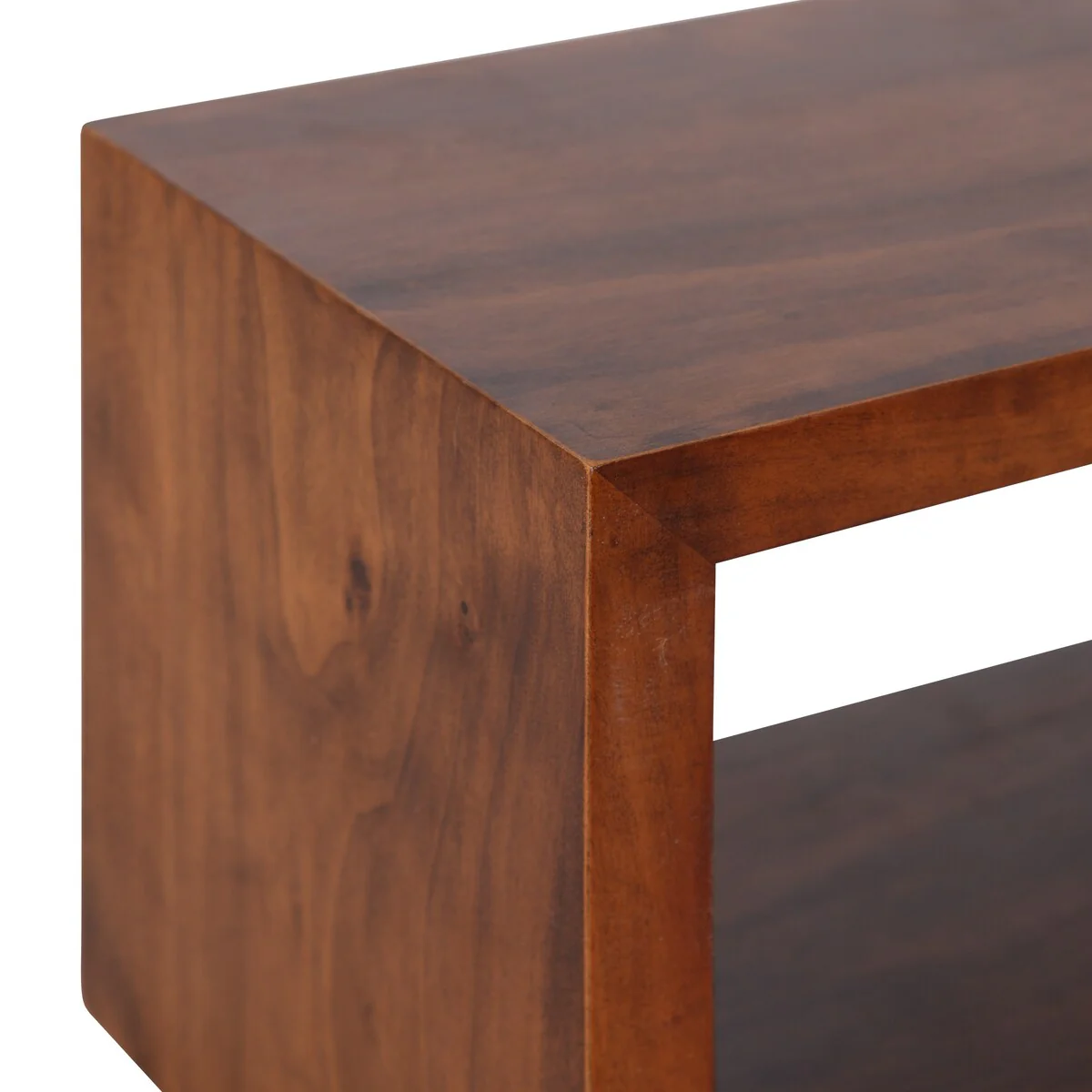 Kate and Laurel Holt Open Cubby Wooden Floating Wall Shelf