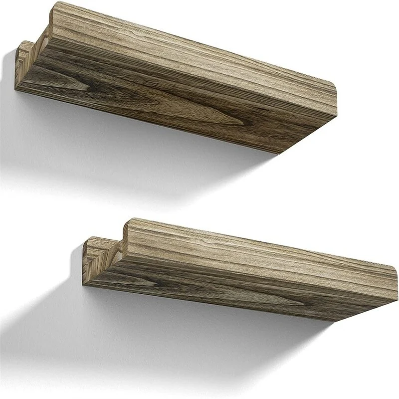 Floating Shelves Wall Mounted Set of 2 17 Inch - 17.2