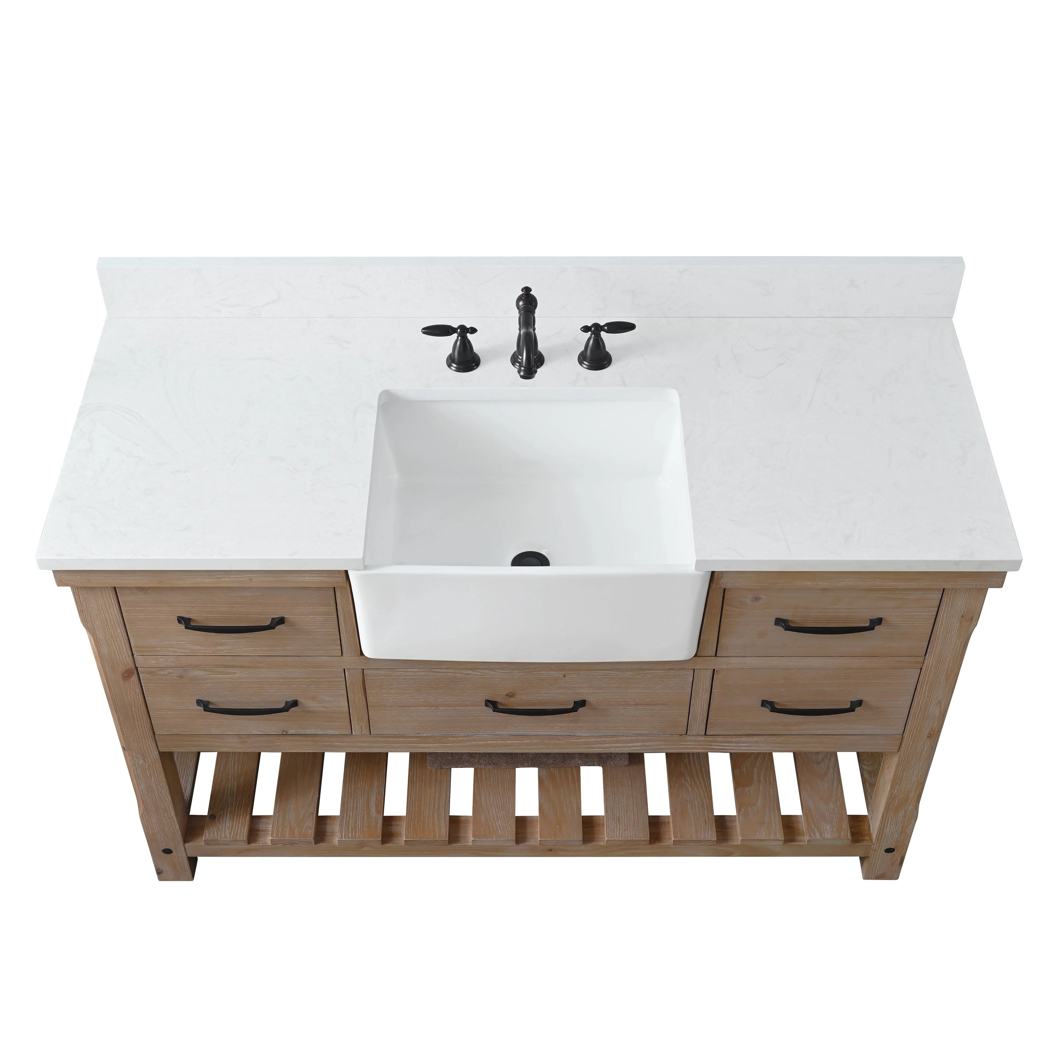Sudio Design Bathroom Vanity Wesley Weathered Collection.