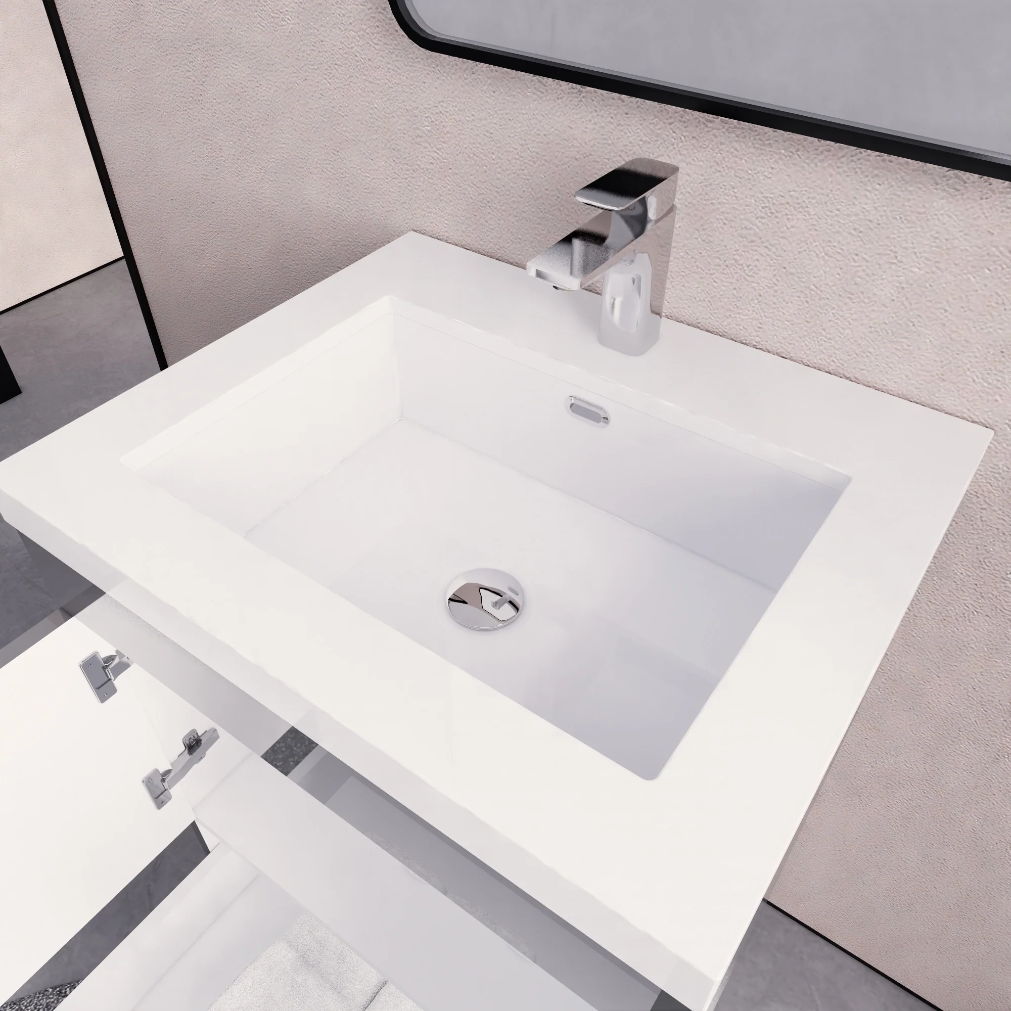 Eliza 24'' Freestanding Vanity with Single Sink