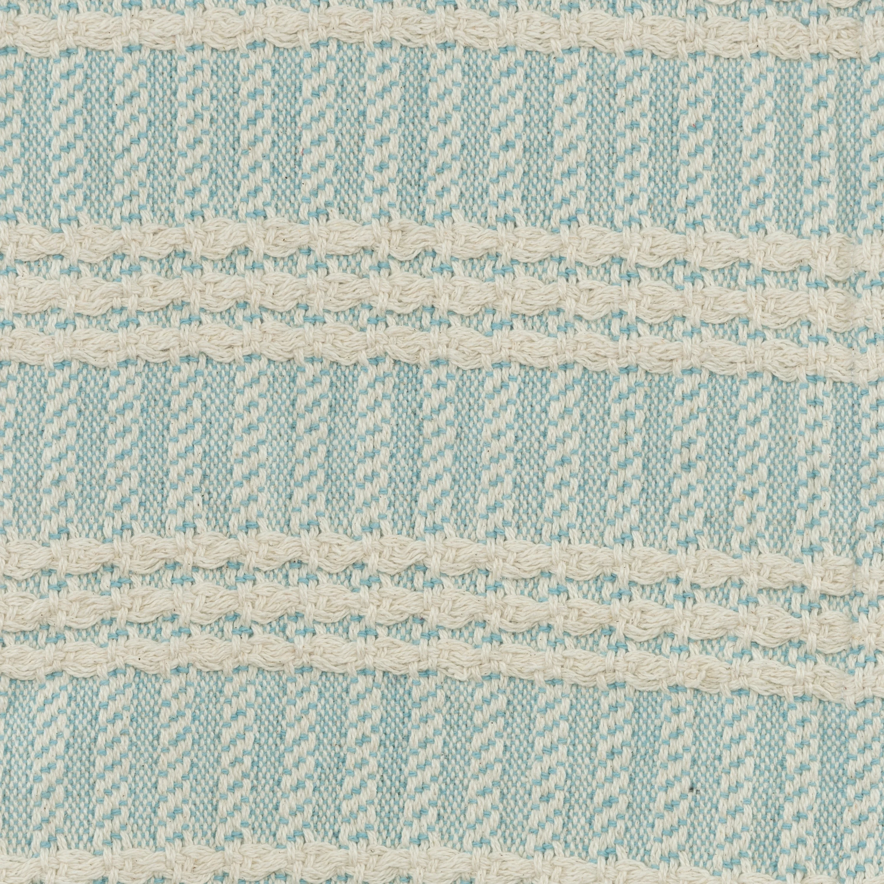 Rizzy Home Hand-made Modern Striped Throw Blanket