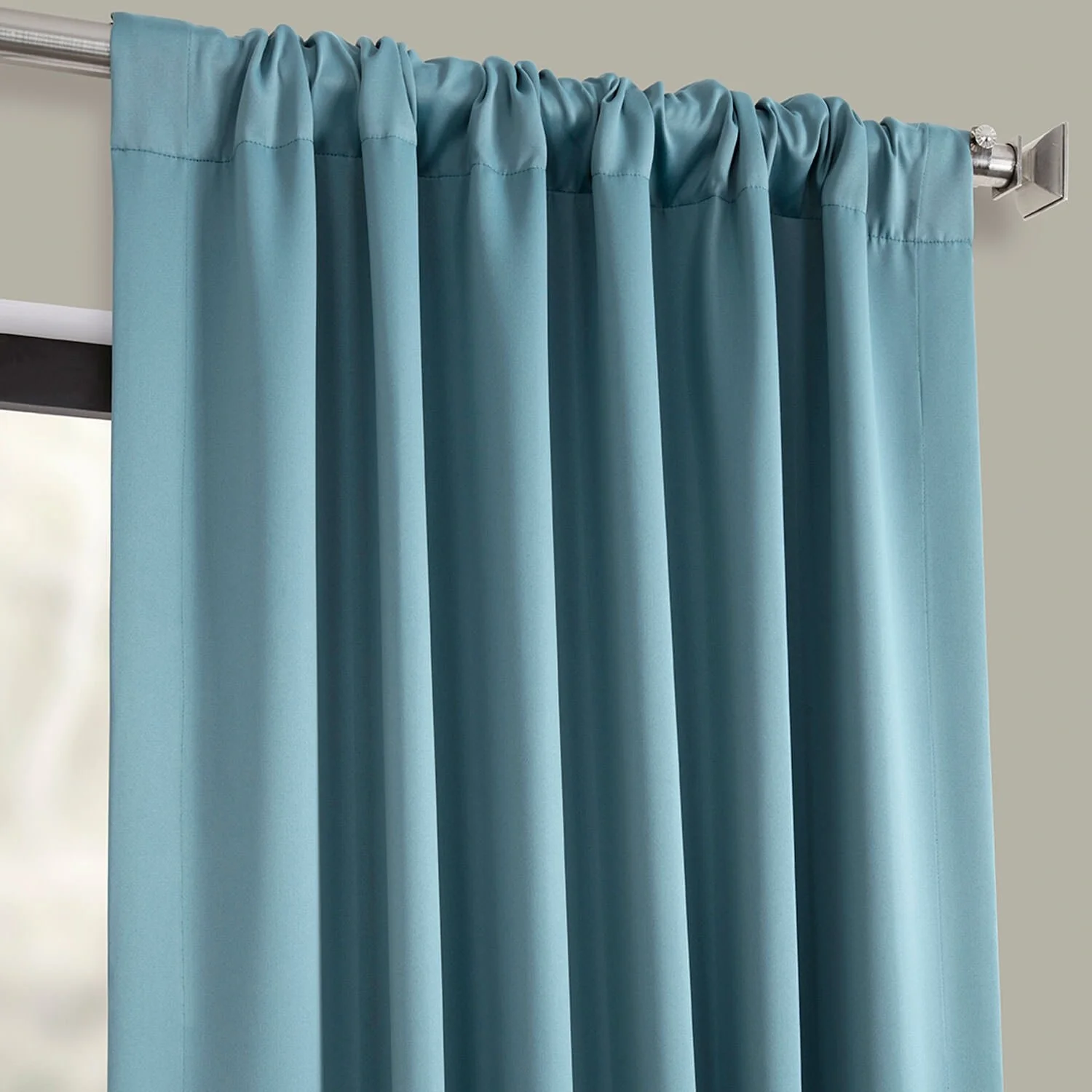 Exclusive Fabrics Room Darkening 120-inch Curtain Panel Pair (2 Panels)