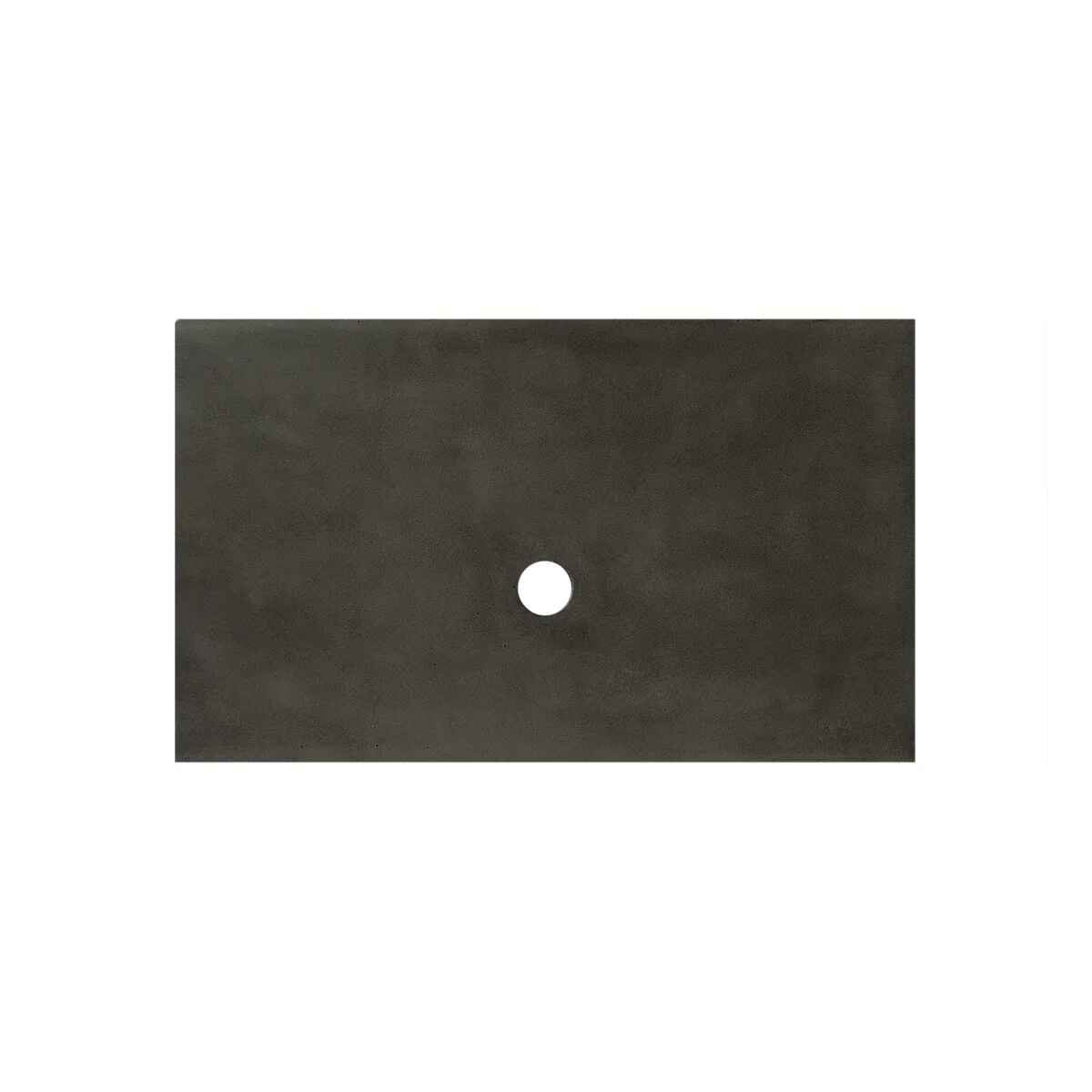 NativeStone Concrete Vanity Top - Vessel Sink Cutout with No Faucet Hole (Top Only)