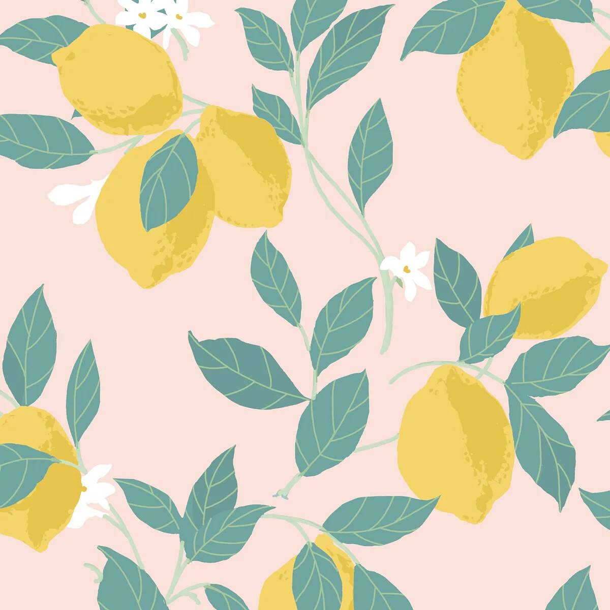 Envy Feeling Fruity Blush Removable Wallpaper