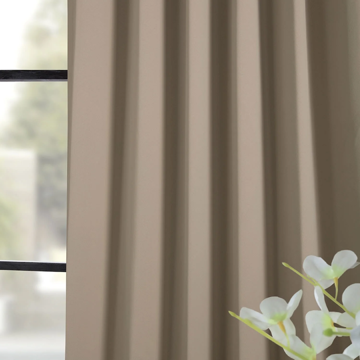 Exclusive Fabrics Room Darkening 120-inch Curtain Panel Pair (2 Panels)