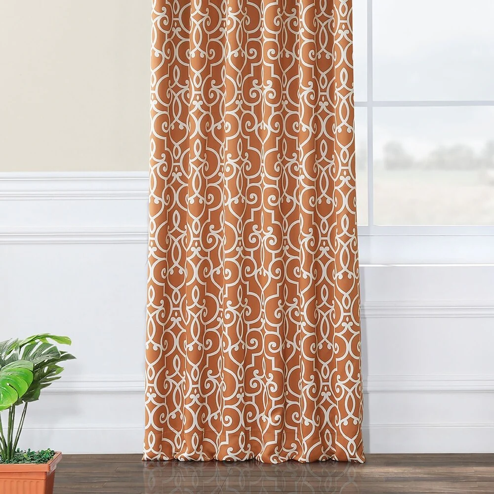 Exclusive Fabrics Nouveau Room Darkening Curtain Panel Pair (2 Panels)