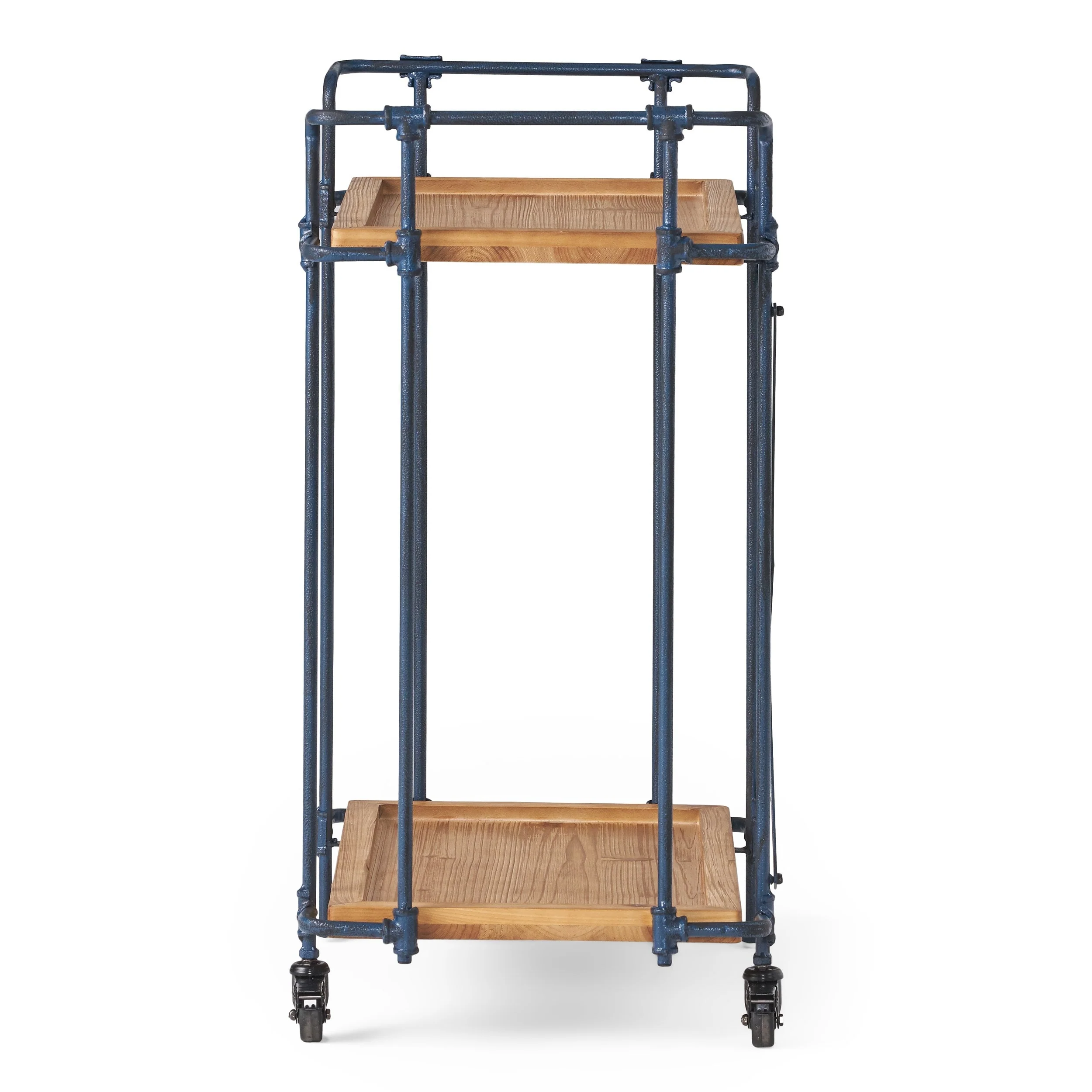 Eden Outdoor Industrial Firwood and Iron Bar Cart by Christopher Knight Home - 28.00
